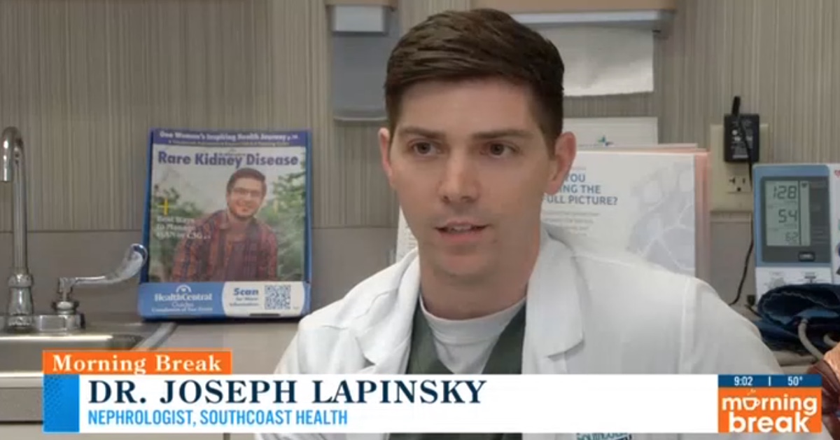 Dr Lapinsky Appearance on WTOC for Kidney Month