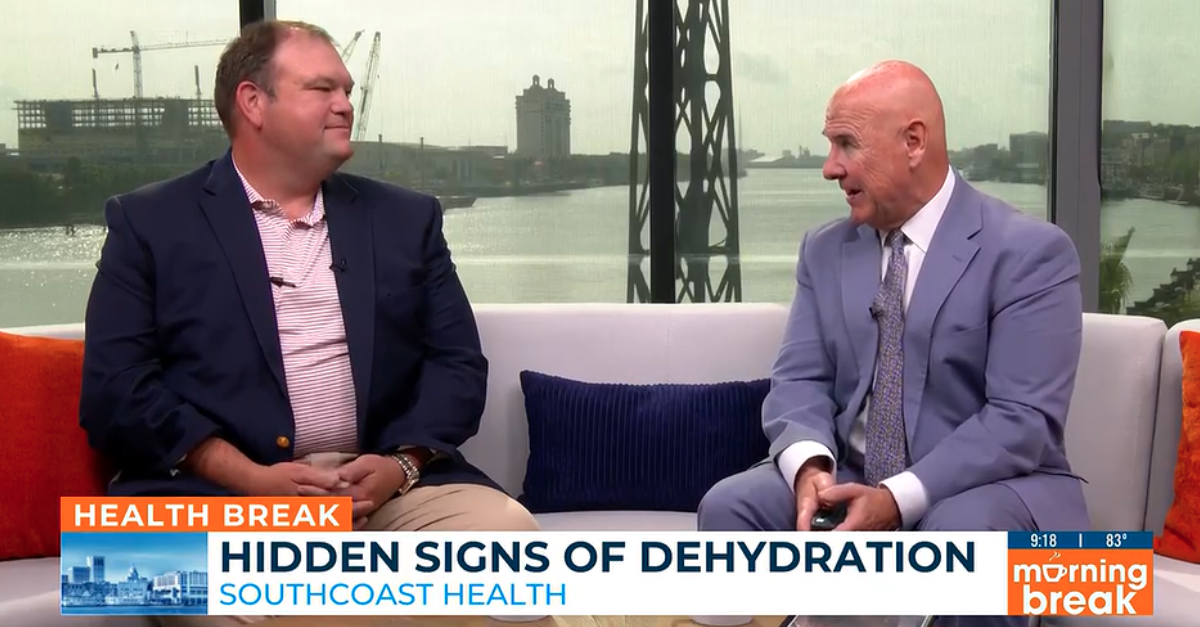 SouthCoast Health's Dr. Leland Dampier Shares Tips for Recognizing Dehydration on WTOC's Morning Break