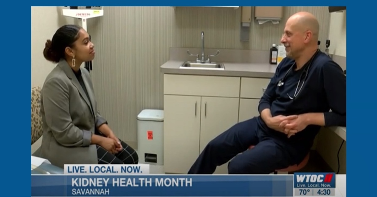 SouthCoast Health Nephrologist Nizar Eskandar MD Appears on WTOC for Kidney Month