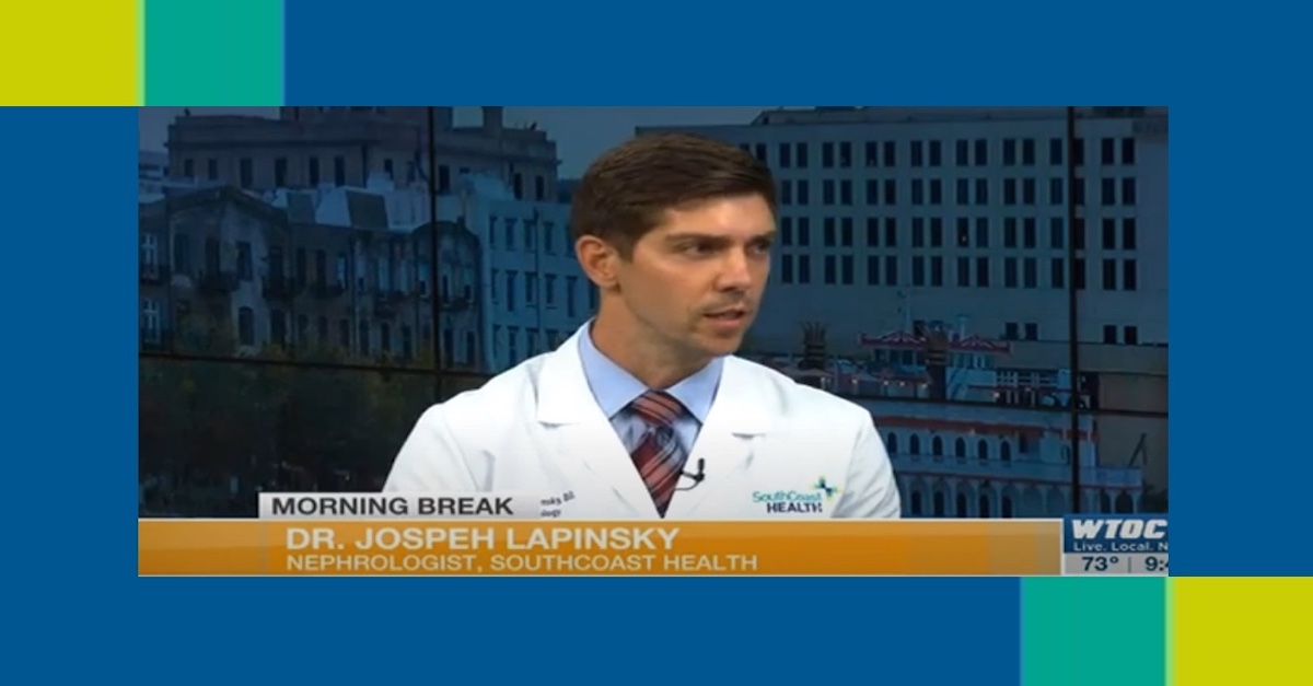 Dr Lapinsky WTOC Appearance Morning Break