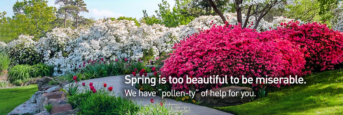 Spring is too beautiful to be miserable. We have “pollen-ty” of help for you.